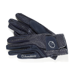 samshield gants sans swarowski bleu