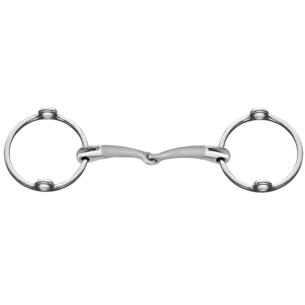 [ Sprenger ] 40429 SATINOX Gag bit 14 mm single jointed - Stainless steel